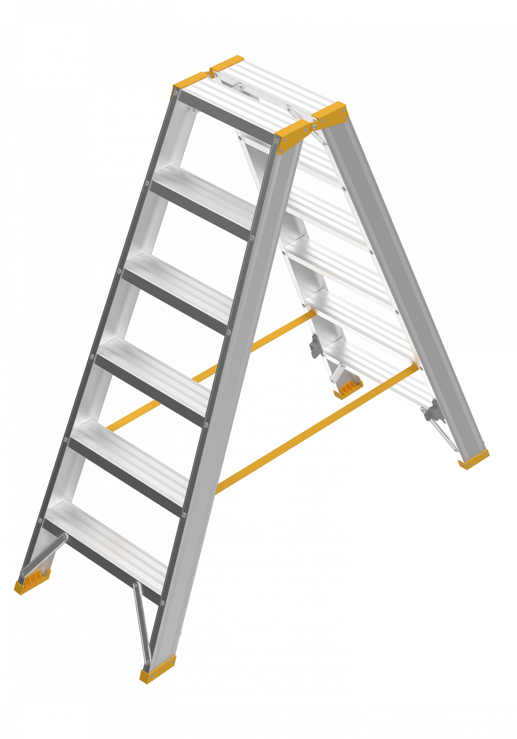 Alu-Stufenstehleiter